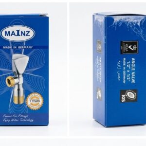 محبس زاوية ألماني MAINZ جودة عالية – مقاس 1/2" × 1/2"