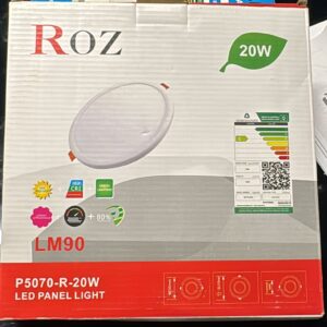 💡 بانل LED دائري 20 واط – ROZ